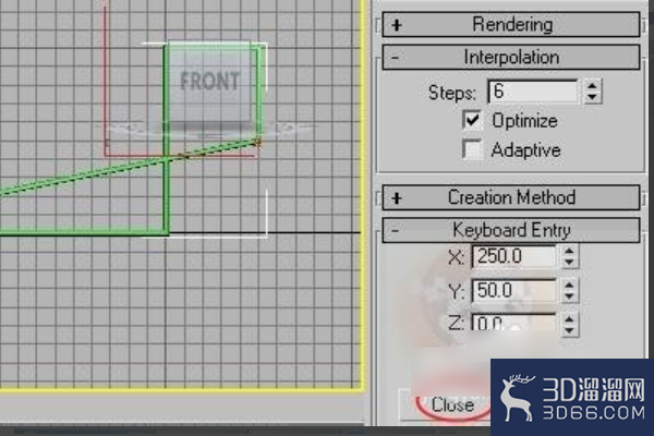 怎么用3DMAX画出自定义长度的线？