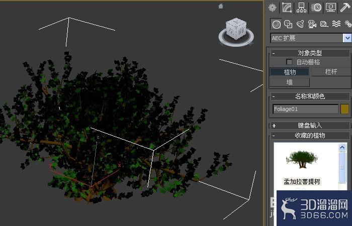 3dmax模型AEC扩展植物如何使用? 3dmax模型AEC扩展植物如何使用?