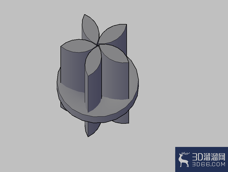 CAD三维花瓣怎么画? CAD三维花瓣怎么画?