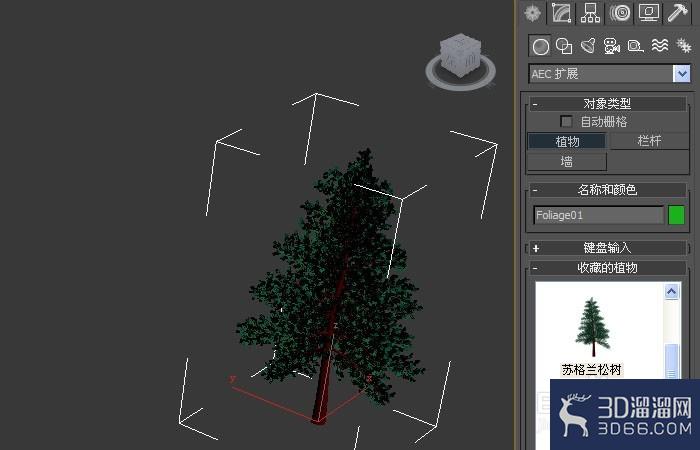 3dmax模型AEC扩展植物如何使用? 3dmax模型AEC扩展植物如何使用?