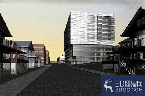 建筑表现：3dmax制作室外黄昏场景