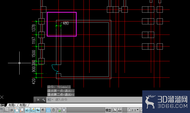 AutoCADT20天正建筑如何进行墙厚标注？