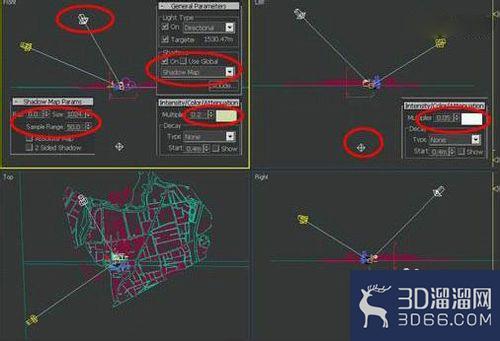 建筑表现：3dmax制作室外黄昏场景