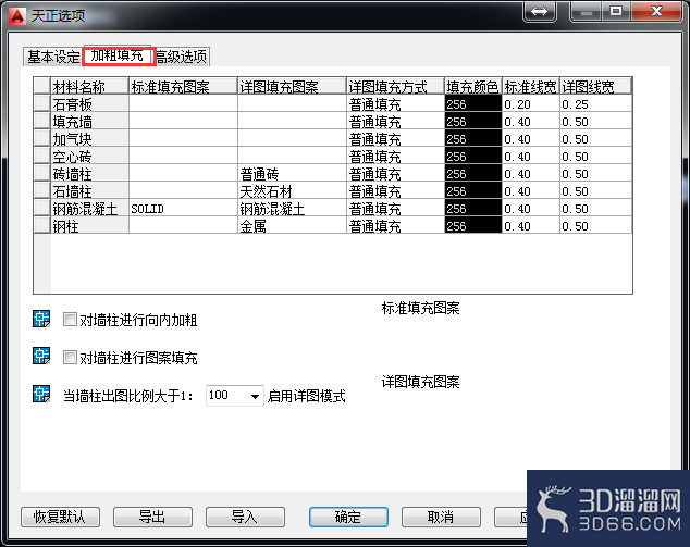 AutoCADT20天正建筑如何设置选项参数？