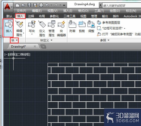 AutoCAD2014怎么插入图块? AutoCAD2014怎么插入图块?