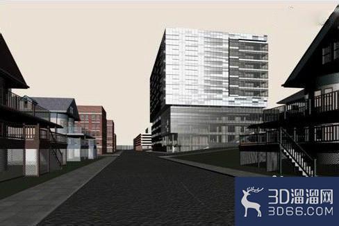 建筑表现：3dmax制作室外黄昏场景