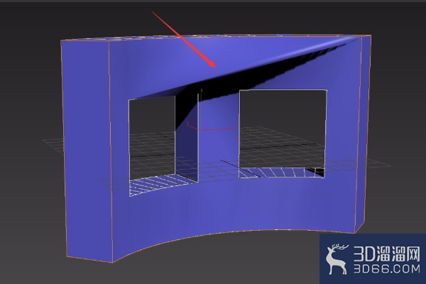 3dmax怎么做弧线墙？