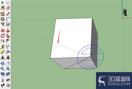 sketchup使用技巧之量角器工具 sketchup使用技巧之量角器工具