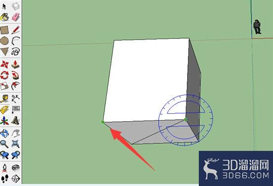sketchup使用技巧之量角器工具 sketchup使用技巧之量角器工具
