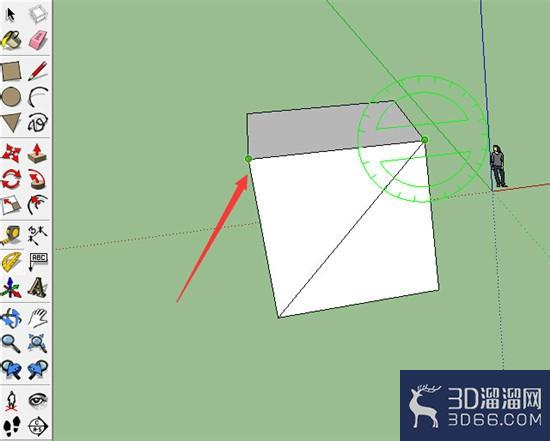 sketchup使用技巧之量角器工具 sketchup使用技巧之量角器工具