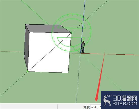 sketchup使用技巧之量角器工具 sketchup使用技巧之量角器工具