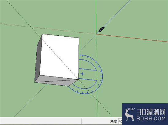 sketchup使用技巧之量角器工具 sketchup使用技巧之量角器工具