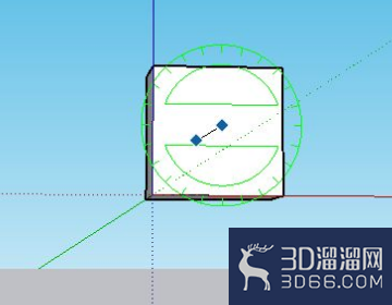 草图大师怎么把矩形拽出角度？