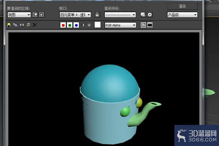 3dmax卡通茶壶建模 3dmax卡通茶壶建模