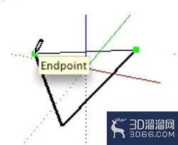 Sketchup直线工具表面操作教程 Sketchup直线工具表面操作教程