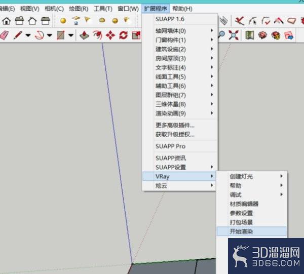 草图大师vray渲染怎么用? 草图大师vray渲染怎么用?
