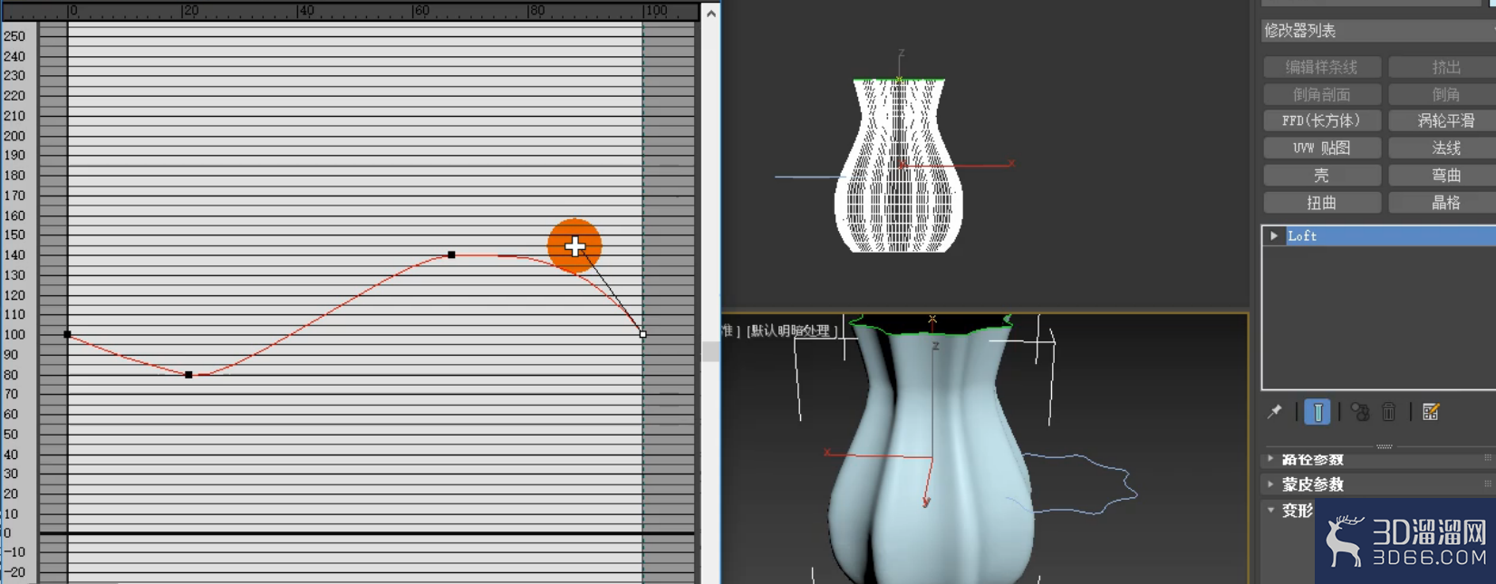 3dmax怎么用扭曲制作旋转花瓶? 3dmax怎么用扭曲制作旋转花瓶?