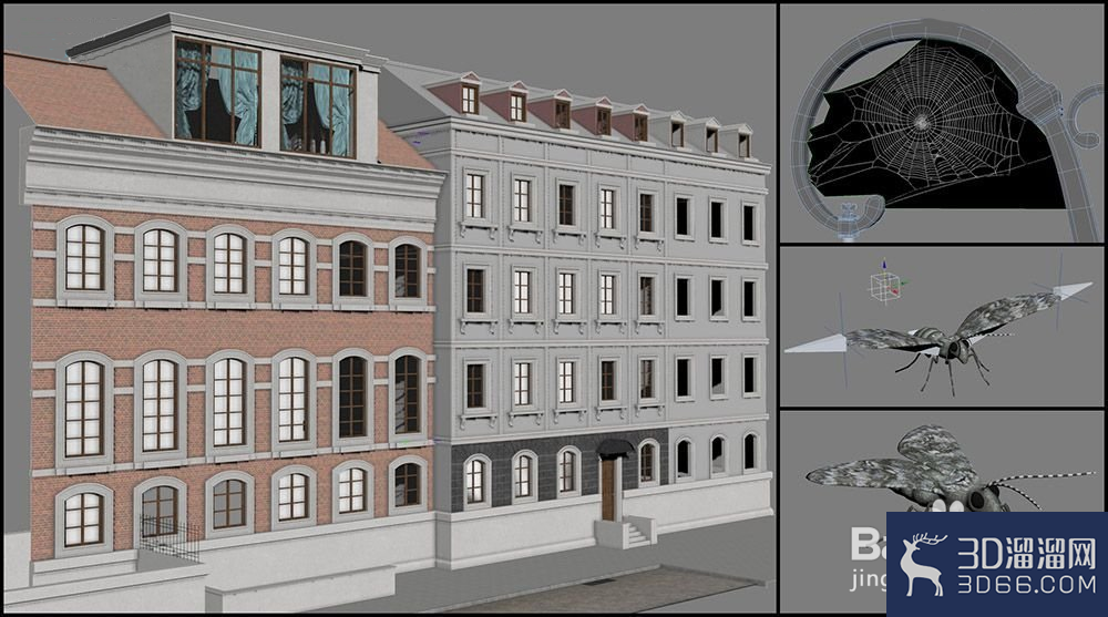 3dMax如何制作欧式墙壁路灯效果? 3dMax如何制作欧式墙壁路灯效果?