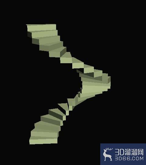 3dmax中怎么设计旋转楼梯？