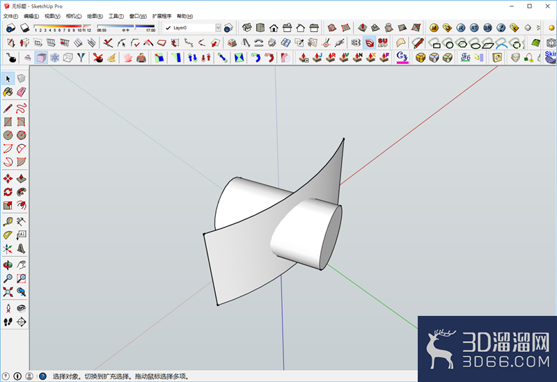 sketchup怎么开洞或挖孔? sketchup怎么开洞或挖孔?