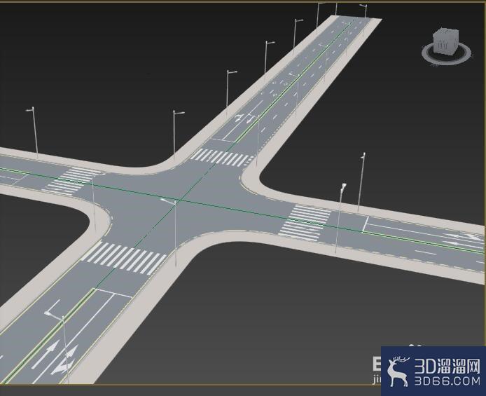 3dmax怎么进行道路建模? 3dmax怎么进行道路建模?