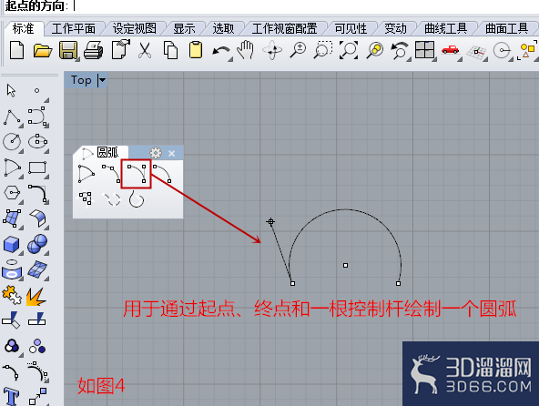 犀牛Rhino的圆弧工具怎么用? 犀牛Rhino的圆弧工具怎么用?