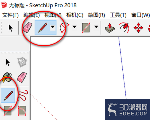 草图大师直线工具使用教程 草图大师直线工具使用教程