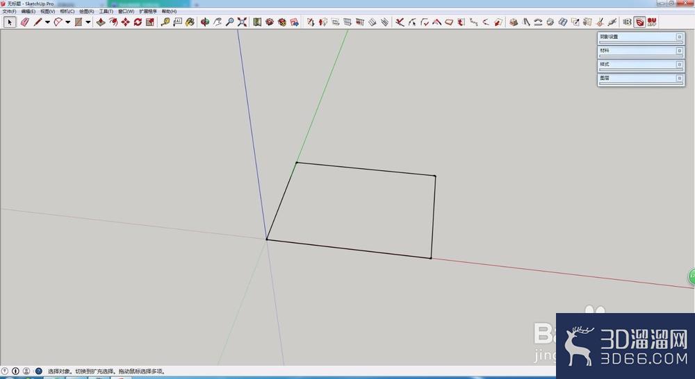SketchUp怎么检查断线是否封面？