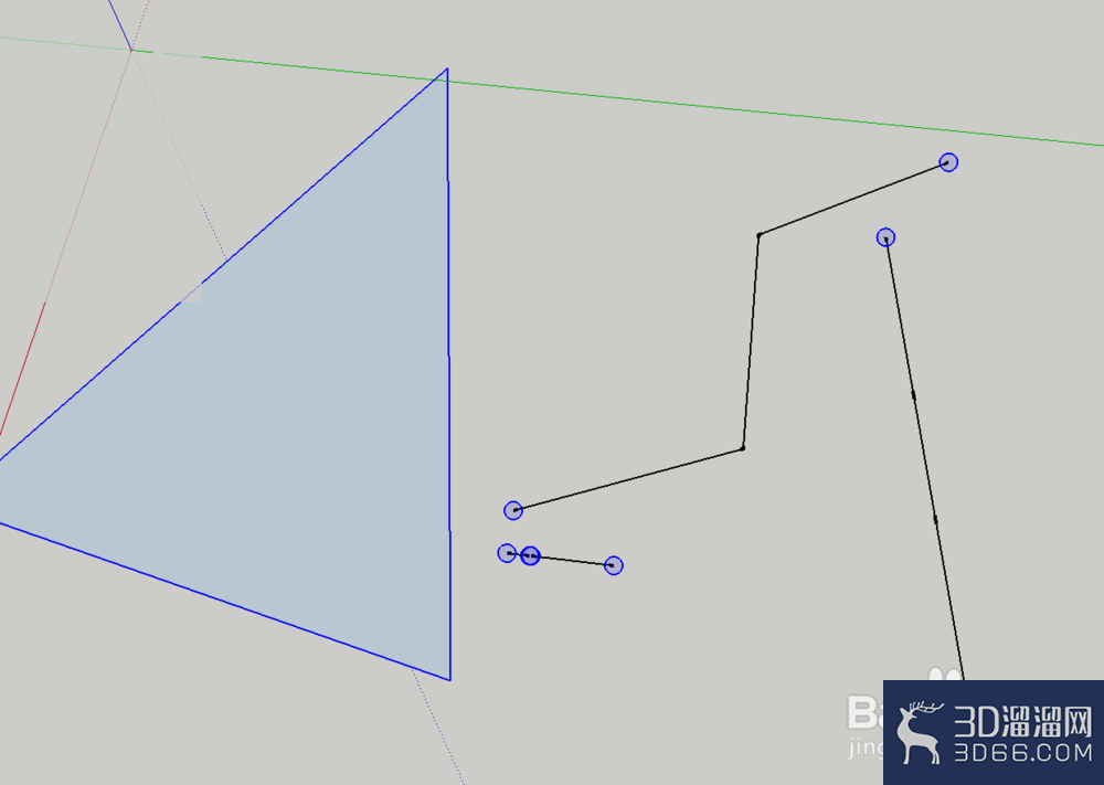 sketchup短线碎线怎么连在一起？