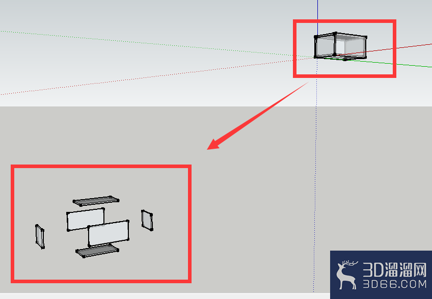 SketchUp怎么让模型爆炸？