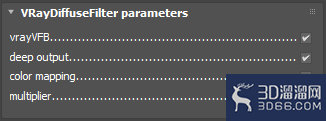 Vray的DiffuseFilter元素怎么用？