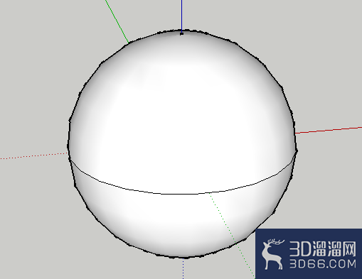 SketchUp 2014快速绘制球体的方法 SketchUp 2014快速绘制球体的方法