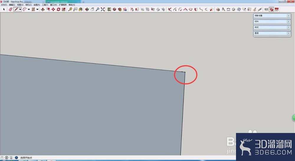 SketchUp怎么检查断线是否封面？