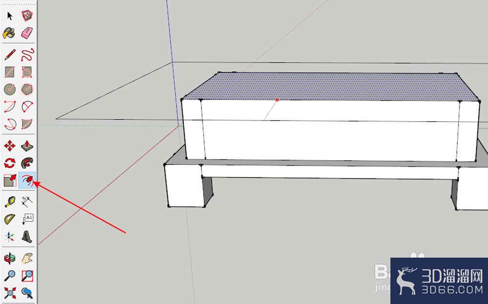 sketchup怎么绘制茶几模型? sketchup怎么绘制茶几模型?