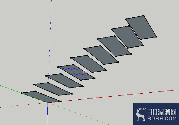 SketchUp怎么简单的制作楼梯？