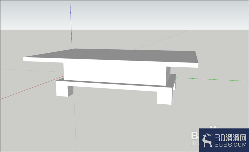 sketchup怎么绘制茶几模型? sketchup怎么绘制茶几模型?