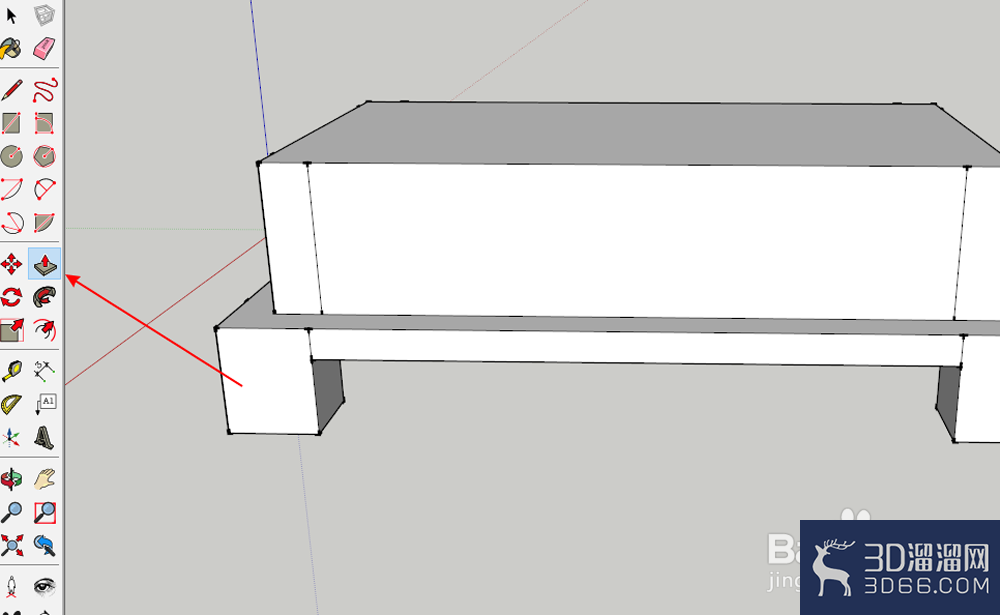 sketchup怎么绘制茶几模型? sketchup怎么绘制茶几模型?