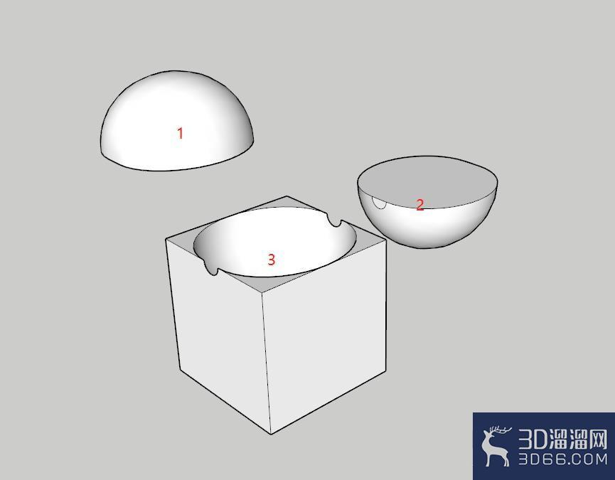 Sketchup的模型怎么拆分出特殊模型？