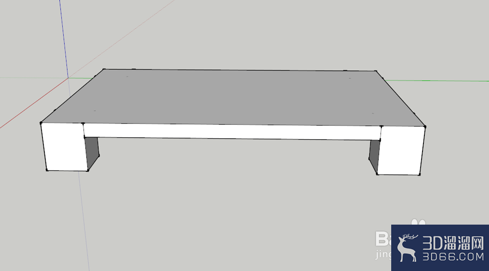 sketchup怎么绘制茶几模型? sketchup怎么绘制茶几模型?