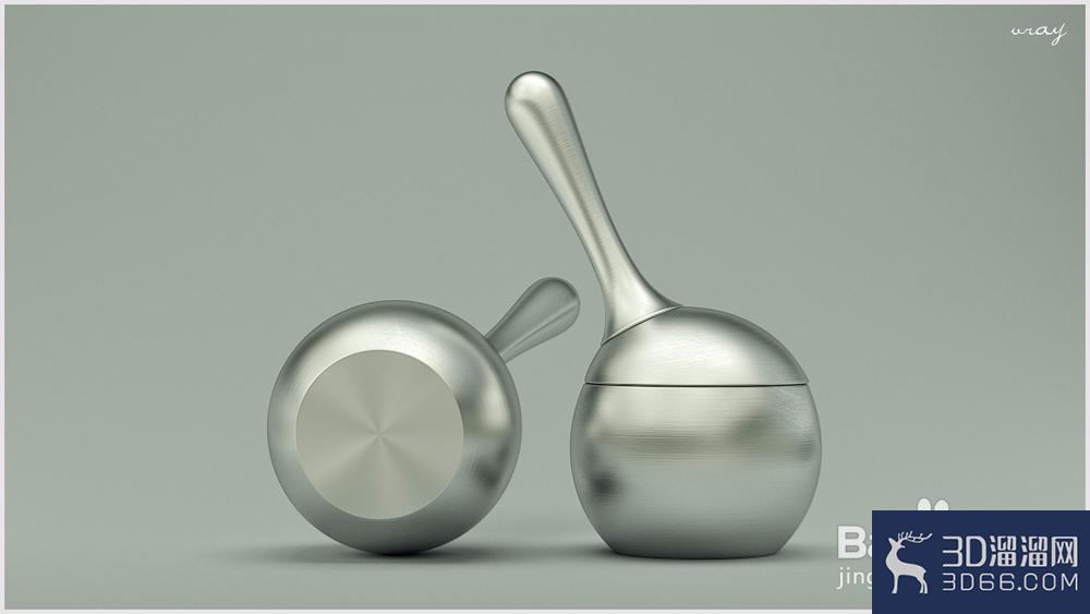 3dmax借助vray渲染金属材质教程 3dmax借助vray渲染金属材质教程