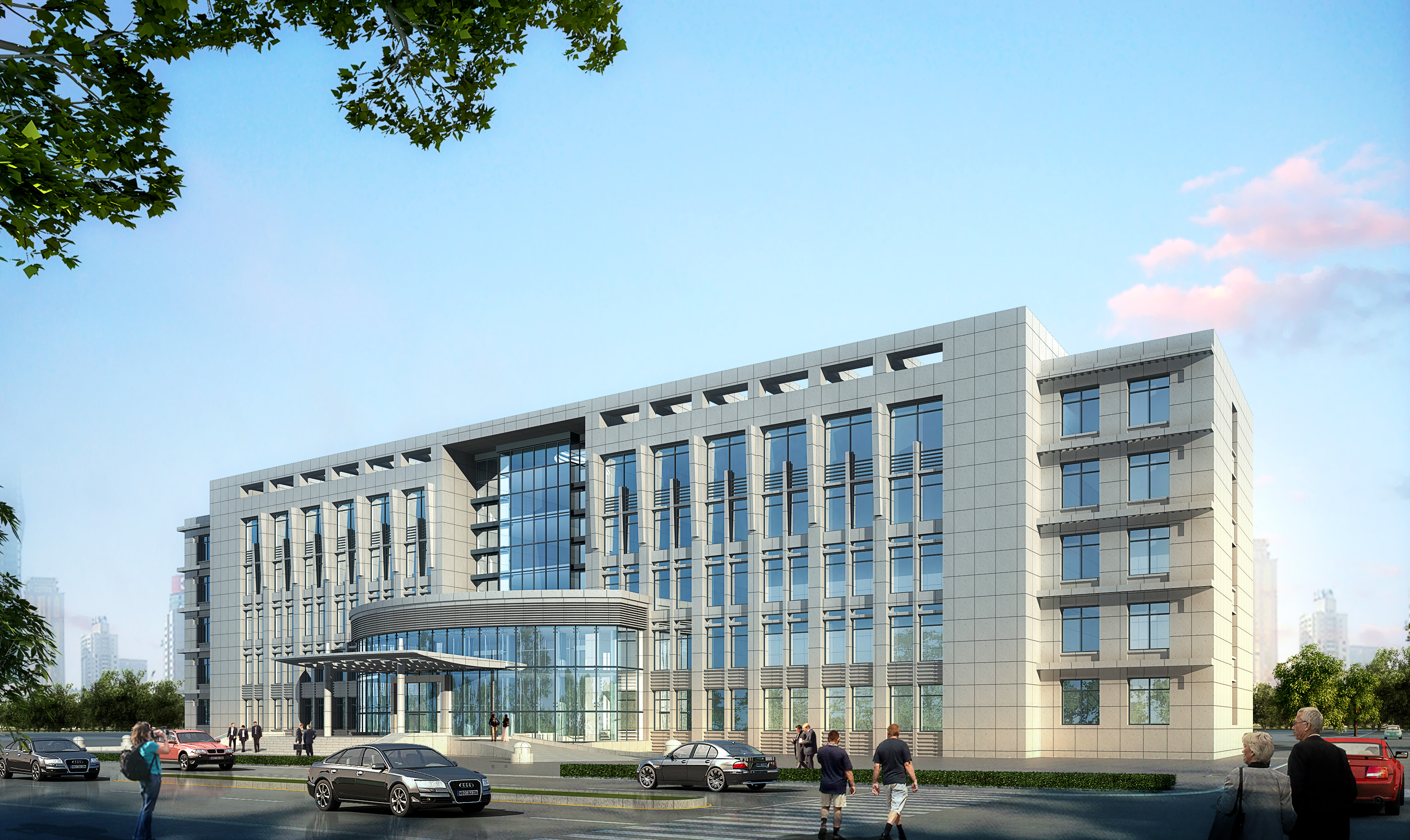 【作品案列】3d66专业室外 丨建筑外立面效果图