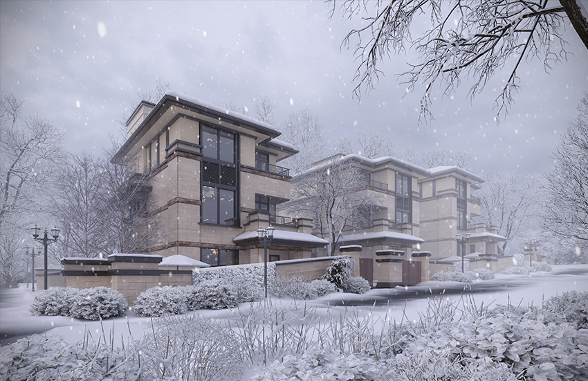 3DMax日景+雪景效果图进阶提升课程