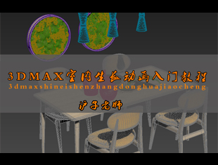 3DMAX室内生长动画入门视频教程