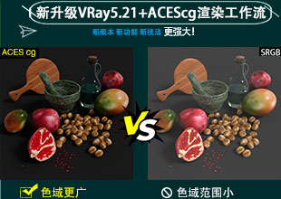 VRay5.21+ACEScg渲染工作流 高级渲染
