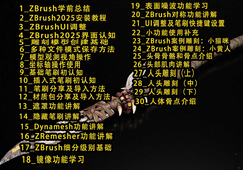 最新版ZBrush2025零基础自学入门